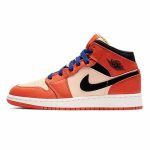 AIR JORDAN 1 MID GS “TEAM” ORANGE-BLACK